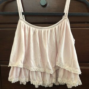 Tank top; Light pink